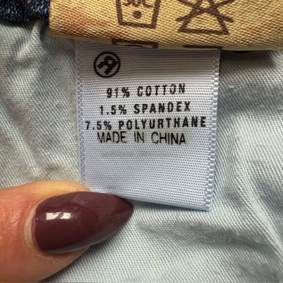 BIG⭐️STAR “Liv” Low Rise Flap Pocket Jeans 👖 Distressed Bootcut Denim Sz 25R - Picture 9 of 16